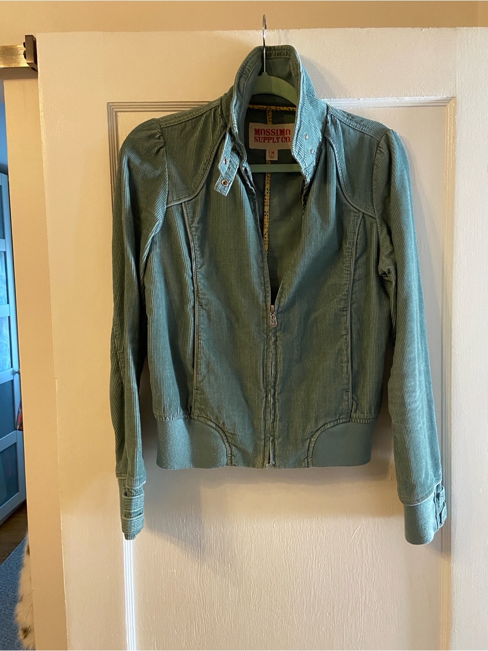 Mossimo Supply Co. Women's Green Zip-Front Jacket